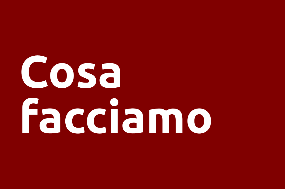 Banner CosaFacciamo